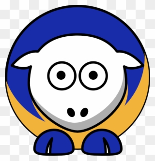 Sheep - Creighton Bluejays - Team Colors - College - Cal State Fullerton Titans Clipart