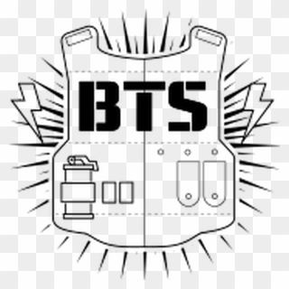Bts Forever Young Png - Bts Old Logo Png Clipart