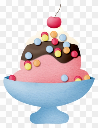 Ice Cream Sundaesice Cream Cakesice Cream Parlorsummer - Ice Cream Socials Backgrounds Clipart