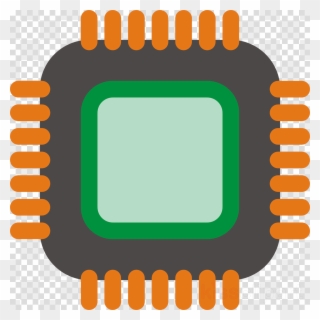 Computer Chip Clipart Integrated Circuits & Chips Central - Computer Chip Clipart - Png Download