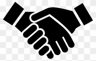 Hand Shake Icon Png - Shaking Hands Icon Green Clipart