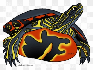 Tortoise Clipart Painted Turtle - Painted Turtle Michigan's State Reptile - Png Download