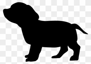 Dog - Silhouette - Animals Illustration - Dog / Silhouette - Silhouette Of A Bull Clipart