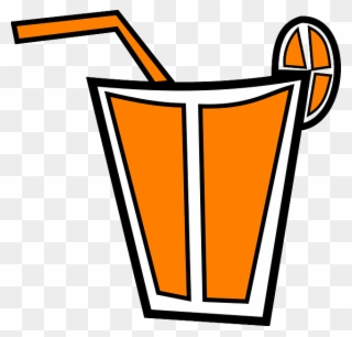 Drink, Cocktail, Juice, Orange, Refreshment, Beverage - Gambar Jus Animasi Clipart