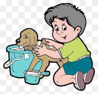 Dog Puppy Clip Art Transprent Png Free - Dog Taking A Bath Clipart Transparent Png