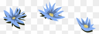 Blue Flower Clip 23, Buy Clip Art - Egyptian Lotus - Png Download