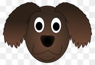 Adorable Clipart Brown Puppy - Vector Dog Head Png Transparent Png