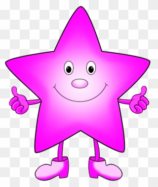 Star Clipart Jpg - Cartoon Colorful Star Clipart - Png Download