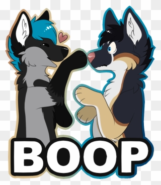 Evo Booped My Snoot Again~ By Cerberus Shepard Fur - Video Editing Software Clipart