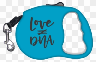 Love Doesnt Equal Dna Retractable Dog Leash- Pets - Leash Clipart