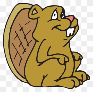 Woodland Squirrel Cliparts 27, Buy Clip Art - Beaver Coloring Page - Png Download