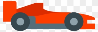 Car Wheel Clipart Side View - Race Car Icon Png Transparent Png