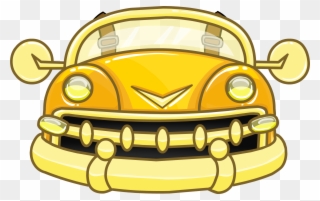 Flying Clipart Car - Club Penguin Golden Path Id - Png Download