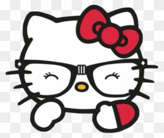Pink Hello Kitty Face Clipart
