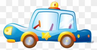 Behind The Wheel Wall Stickers For Children, Police - Riding Toy Clipart