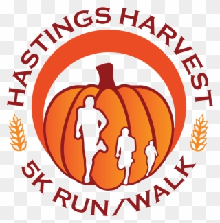 7th Annual Hastings Harvest Run - 5k Run Clipart
