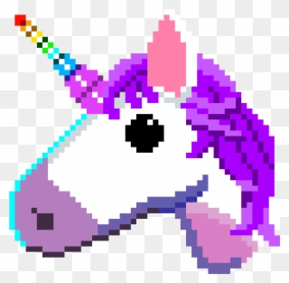 Unicorn Emoji - Emoji Clipart