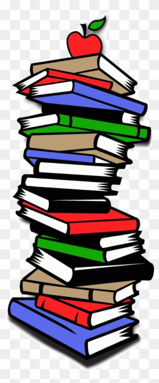 Clipart, Stack Of Books Clipart 19 Pile Of Books Graphic - Clip Art School Books - Png Download