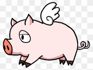 Flying Pig Png Clipart