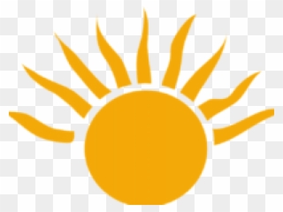 Sun Clipart Grey - Transparent Background Half Sun - Png Download