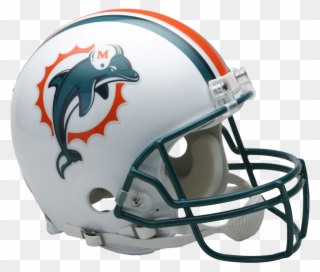 Helmet Clipart Miami Dolphins - Miami Dolphins Authentic Proline Riddell Full Size - Png Download