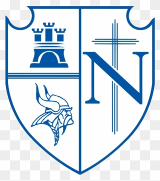Varsity Football - Nolan Catholic High School Logo Clipart