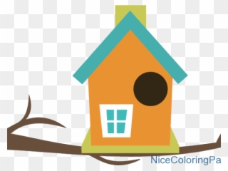 Bird House Clipart Animated Bird - House Warming Invitation Words - Png Download