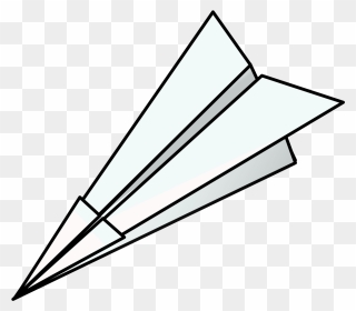 White Paper Plane - Paper Plane Investigation Ks2 Clipart
