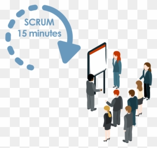 Scrum Meetings In The R D Department News Esi Group - Illustration Clipart