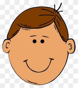 Smiling Head Cliparts 2, Buy Clip Art - Cartoon Boy Face Clip Art - Png Download