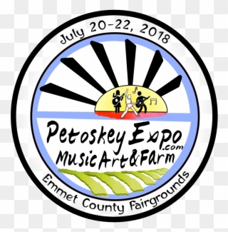 The Petoskey Music Art & Farm Expo Was Held At The - Circle Clipart