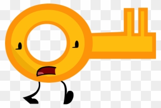 Key Clipart Yellow Object - Bfdi Key - Png Download