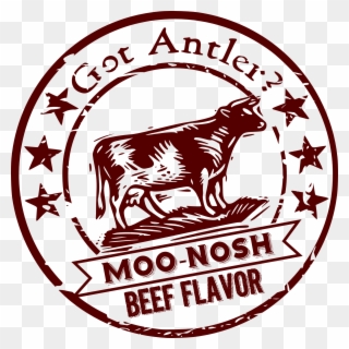 Moo-nosh Moose Antler A Great Way To Try A Moose Antler - Moose Clipart
