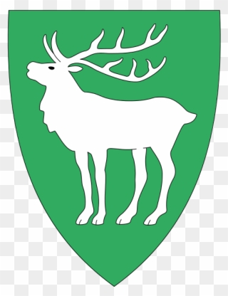 This Image Rendered As Png In Other Widths - Arms Of Coat Green Deer Clipart