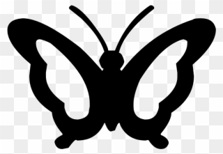 Butterfly Silhouette Clip Art Free Butterfly Silhouette - Butterfly Silhouette Png Transparent Png