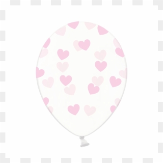 Ballon Transparent Cœurs Roses - Balloon Clipart