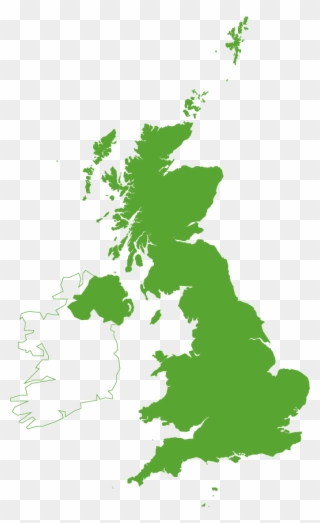Great Britain Map Vector Clipart