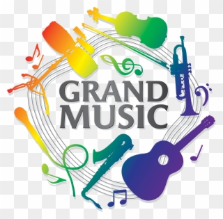Grand Logo Png Musica Pinterest Menu Home - Music Clipart