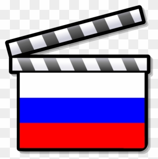 Russia Film Clapperboard - New Zealand Cinema Clipart