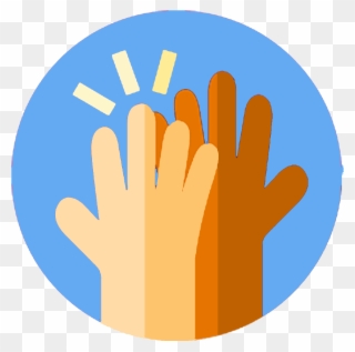 Sell Tickets Or Bring On Sponsors To Monetize Your - High Five Flat Icon Clipart