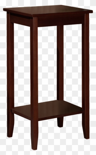 Dhp Rosewood Tall End Table Simple Design Multi Purpose - 40 Inch Tall Side Table Clipart