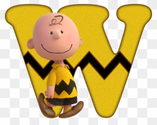 *✿**✿*w*✿**✿* - Charlie Brown Letter W Clipart
