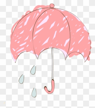 Ftestickers Clipart Umbrella Rain - Umbrella - Png Download