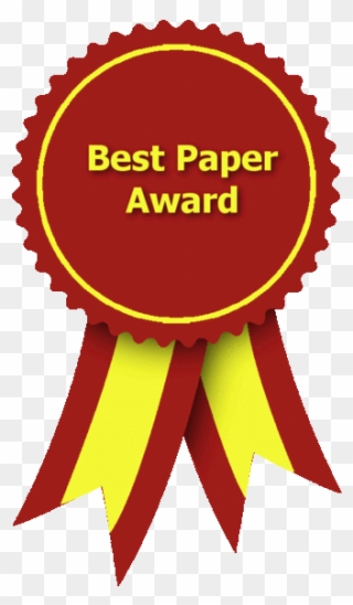 Vector Graphics Clipart Royalty-free - Best Paper Award Logo - Png Download