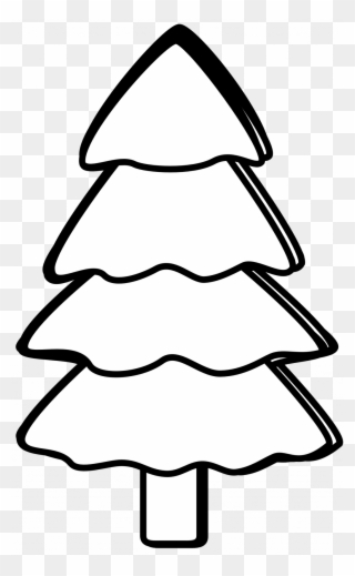 Large Size Of Christmas Tree - Christmas Tree Black And White Clipart