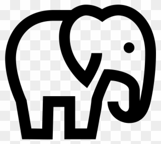 Elephant Vector Png Download - Elephant Icon Clipart