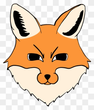 Cartoon Foxes 25, Buy Clip Art - Fox Head Png Transparent Png