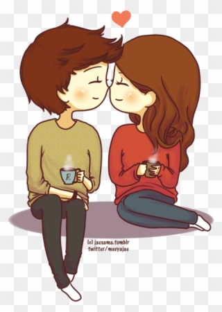 Looks Just Like Two Of My Teachers, Yes They Are Married - Boy And Girl Holding Hands Chibi Clipart