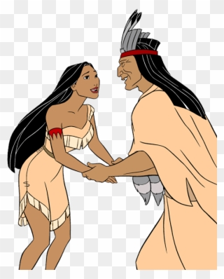 Chief Powhatan Pocahontas, Chief Powhatan - Pocahontas Disneyclip - Png Download