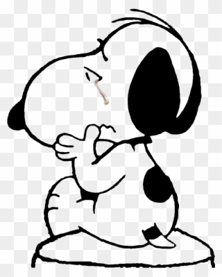 Peanuts Clipart Marcie - Snoopy Crying Png Transparent Png
